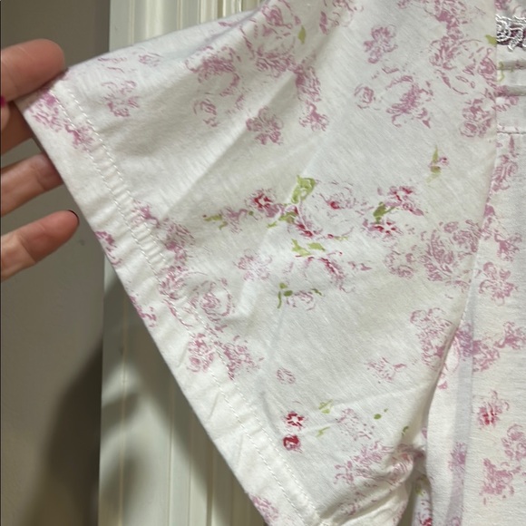 Body  Touch Floral Nightgown with Pink Accents - Picture 3 of 7